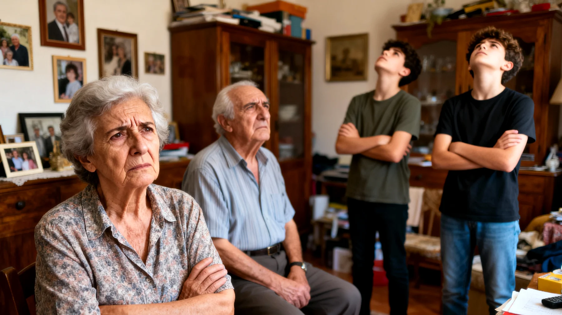 I nonni faticano a gestire il comportamento impulsivo e oppositivo dei nipoti adolescenti, che rispondono male, rifiutano le regole e assumono atteggiamenti ribelli durante il tempo trascorso insieme"